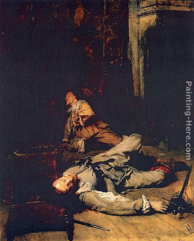 Jean-Louis Ernest Meissonier The End of the Game of Cards